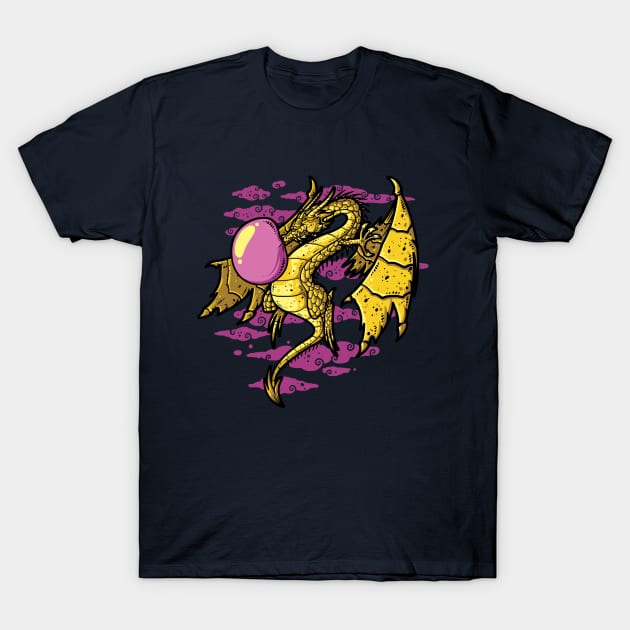 Dragon Breath T-Shirt by LetterQ